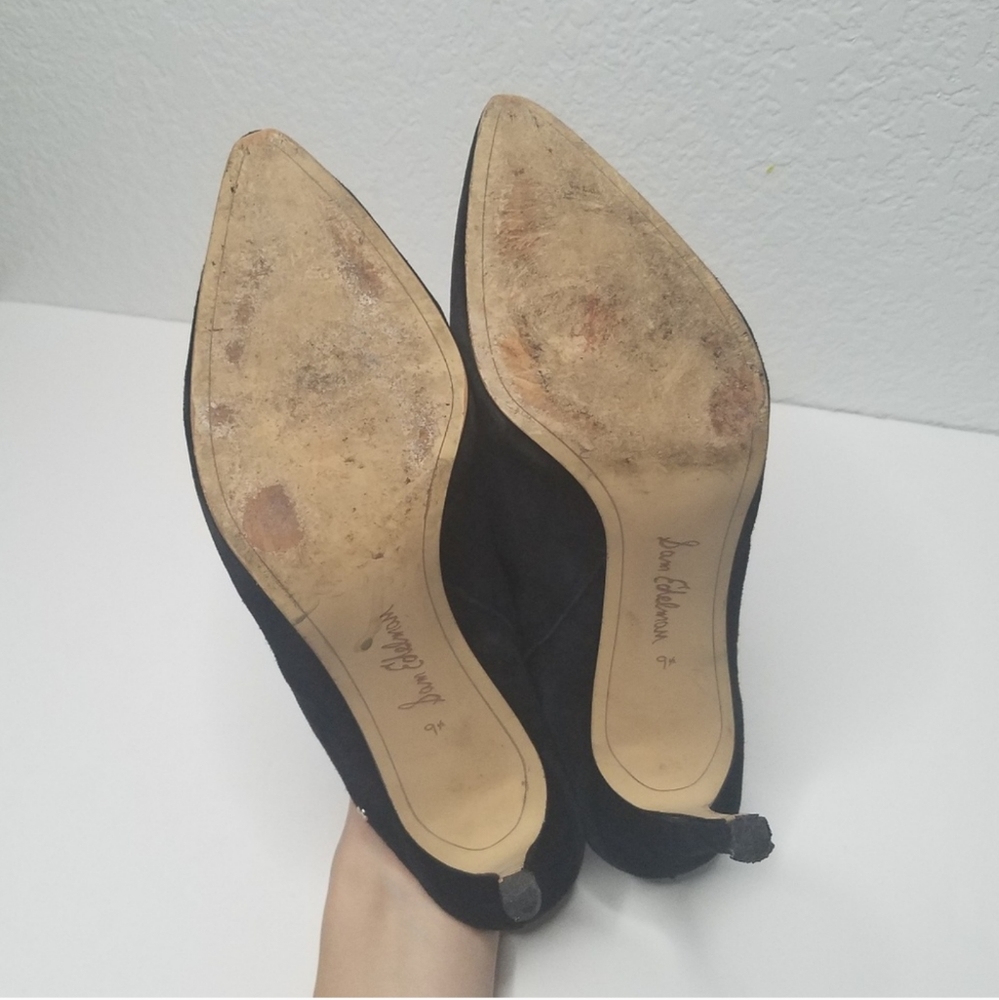 Sam Edelman Black Suede Oran Dress Mules - Picture 7 of 8
